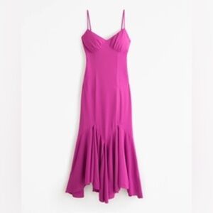 Abercrombie & Fitch Pink Maxi Dress
